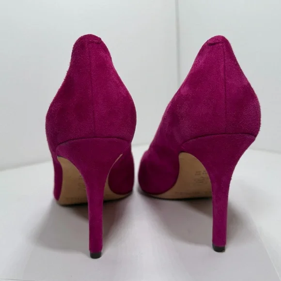Vince Camuto (Via Spiga) Fuchsia Suede Stiletto Heels – Size 6M - Picture 6 of 9